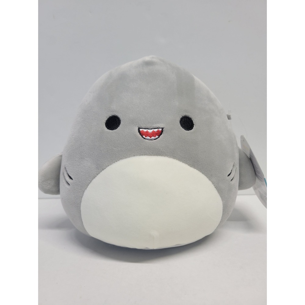 Kellytoy Squishmallows Gordon the Shark 7 Inch Grey Plush S7 #163-5 2019